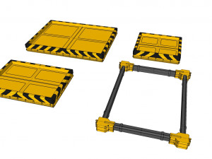 Metal truss 2 3D Model