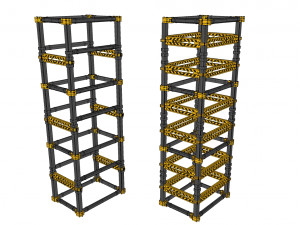 Metal truss 2 3D Model