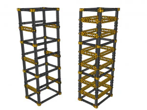 Metal truss 2 3D Model