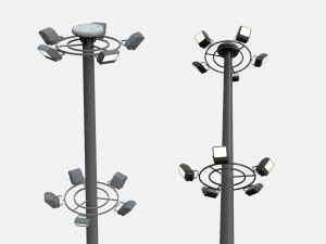Floodlight 2 3D Модель