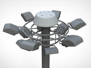 Floodlight 2 3D Model