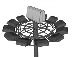 Floodlight 2 3D Model