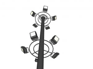 Floodlight 2 3D Model