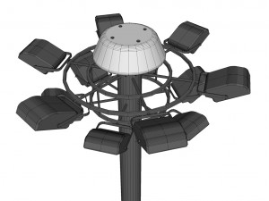 Floodlight 2 3D Модель