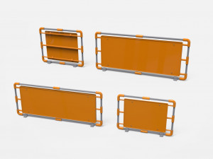 Sci-fi railing 2 3D Модель