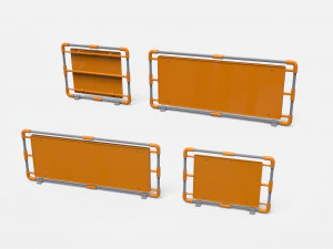 Science-Fiction-Gel&auml;nder 2 3D Modell