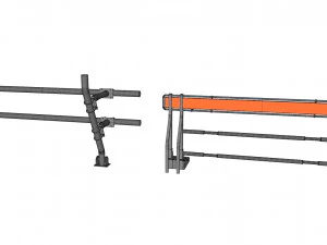 Science-Fiction-Gel&auml;nder 2 3D Modell