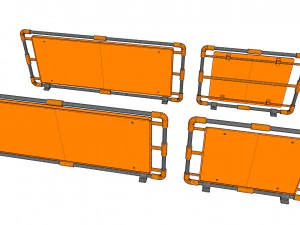 Science-Fiction-Gel&auml;nder 2 3D Modell