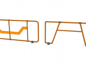 Sci-fi railing 2 3D Модель
