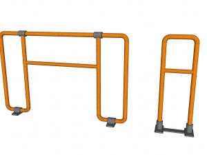 Sci-fi railing 2 3D Модель