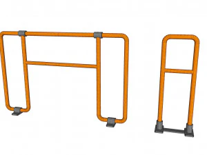 Science-Fiction-Gel&auml;nder 2 3D Modell