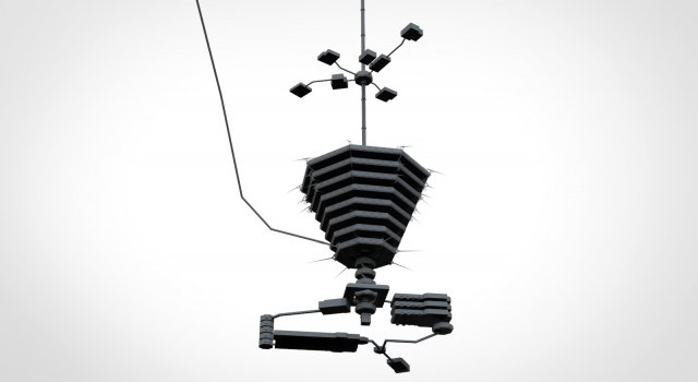 Resident evil the hive 3D Model .c4d .max .obj .3ds .fbx .stl .blend 