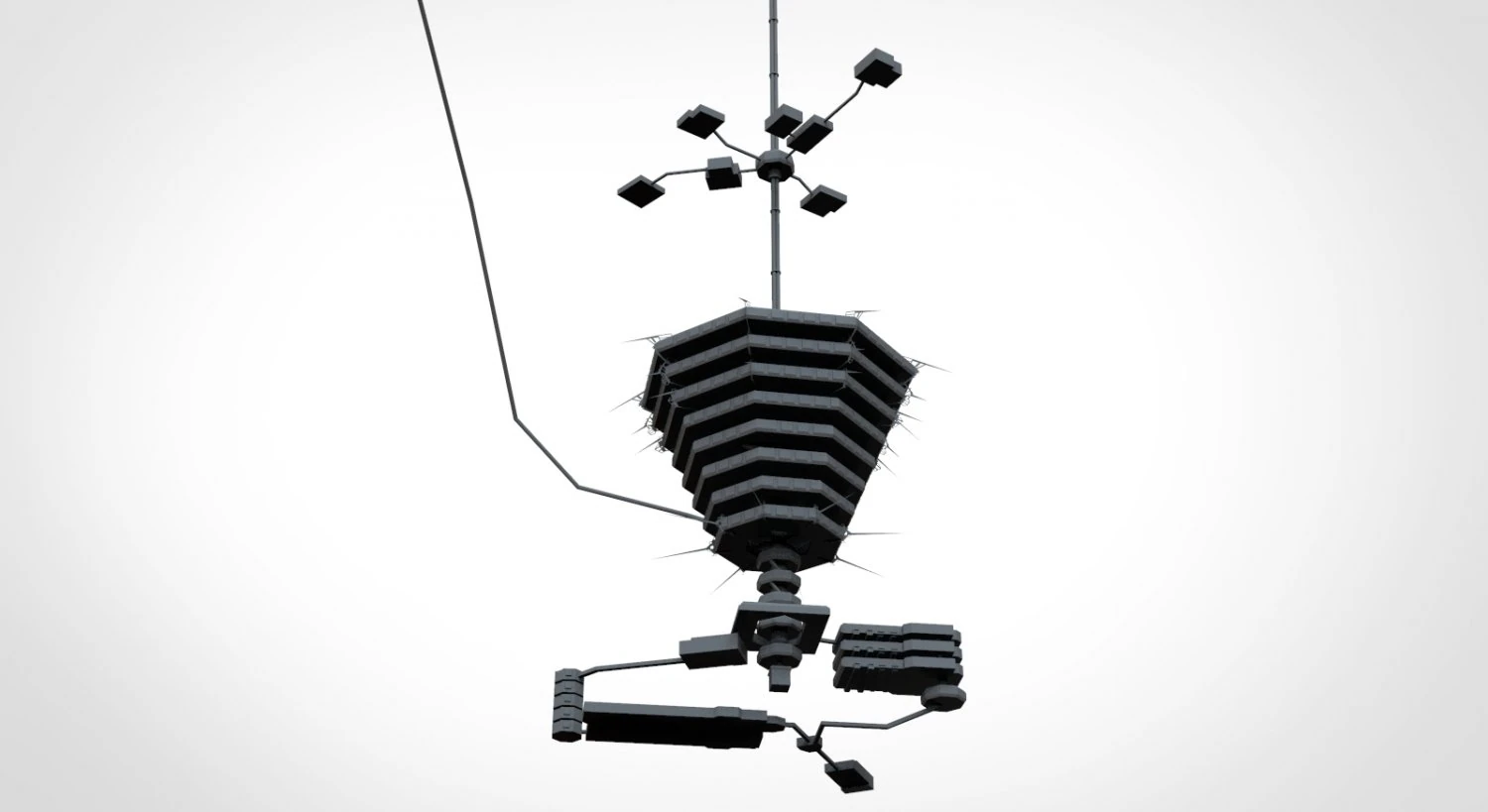 Resident evil the hive 3D Model .c4d .max .obj .3ds .fbx .stl .blend
