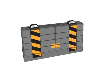 weg barri&egrave;re 3D Model