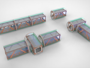 Sci fi modular environment 1 3D मॉडल