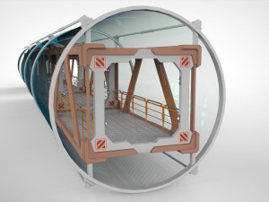 Sci fi modular environment 1 3D मॉडल
