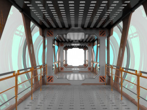 Sci fi modular environment 1 3D मॉडल