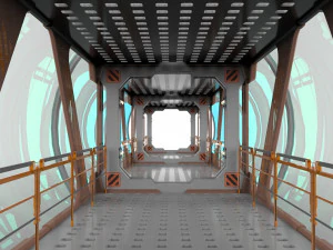 Sci fi modular environment 1 3D Model
