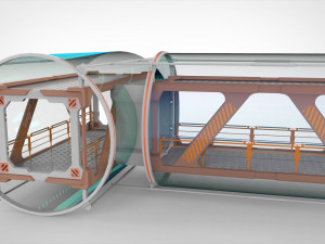 Sci fi modular environment 1 3D मॉडल