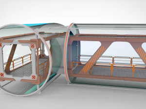Sci fi modular environment 1 3D Model
