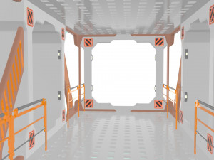 Sci fi modular environment 1 3D मॉडल