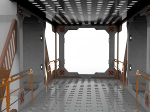Sci fi modular environment 1 3D Model
