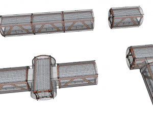 Sci fi modular environment 1 3D Model