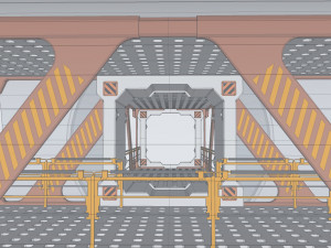 Sci fi modular environment 1 3D मॉडल