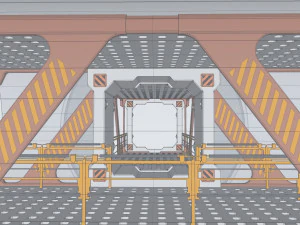 Sci fi modular environment 1 3D Model
