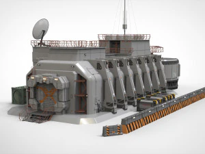 Sci fi hub 3D Model
