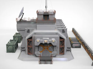 Sci fi hub 3D Model