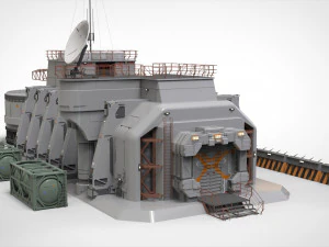 Sci fi hub 3D Model