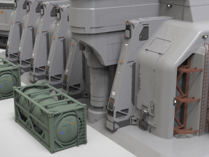 Sci fi hub 3D 模型