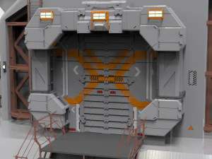 Sci fi hub 3D Model