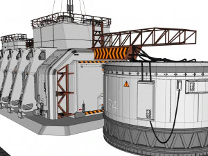 Sci fi hub 3D Model