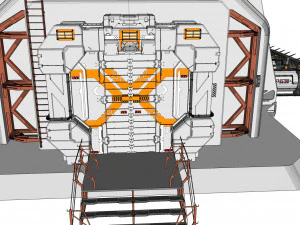 Sci fi hub 3D Model