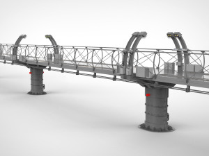 sci-fi bridge 1 3D Model