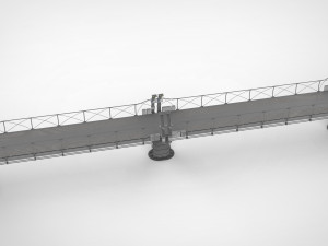 Sci-fi bridge 1 3D Model