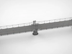 Sci-fi bridge 1 3D Model