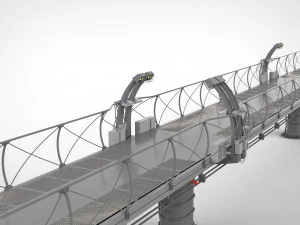 Sci-fi bridge 1 3D Model