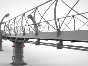 Sci-fi bridge 1 3D Model
