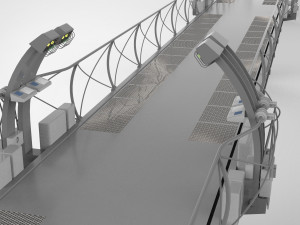 Sci-fi bridge 1 3D Model