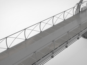 Sci-fi bridge 1 3D Model