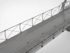 Sci-fi bridge 1 3D Model