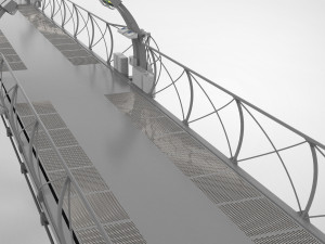 Sci-fi bridge 1 3D Model