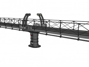 Sci-fi bridge 1 3D Model
