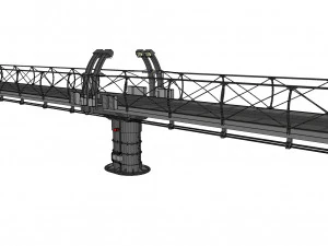 Sci-fi bridge 1 3D Model