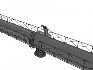 Sci-fi bridge 1 3D Model