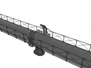Sci-fi bridge 1 3D Model