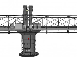 Sci-fi bridge 1 3D Model